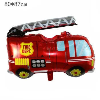 5pcs Jucărie mare Balon Folie Auto Copii Baby shower Băiat Rezervor de Ambulanță Autobuz, Camion Foc Petrecerea de Ziua Decor Tren Masini de Baloane