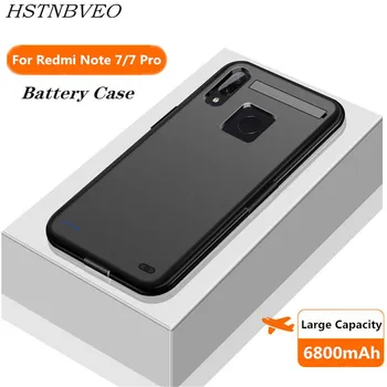 HSTNBVEO 6800mAh Power Bank Caz de Încărcare Pentru Xiaomi Redmi Nota 7 Pro Încărcător Baterie Capac Pentru Xiaomi Redmi Nota 7 Puterea Caz
