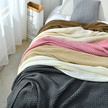Sudoare Roz Pătură de Canapea Tricot Arunca Pătură Șal pentru Decor Dormitor Pat Scaun Pătură Copii Scoala de Fete
