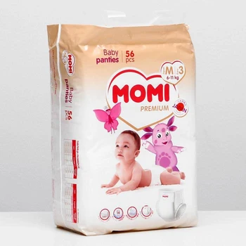 Scutece chilotei MOMI Premium M (6-11 kg), 56 buc 5147384 de Unică folosință Copil Pentru Copii kiddiapers