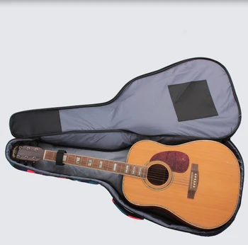 Chitara Caz Sac Acustice 40 41 Inch Populare Clasice Flattop Balladry Guitarra 10 mm Punct de Val Mozaic Personalitate Rucsac Transporta