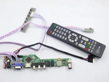 Kit pentru LP156WH3(TL)(T1) placa de sistem driver 1366X768 TV AV 40pin LVDS la distanță VGA LCD LED, HDMI, USB panou de Ecran de 15.6