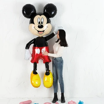 10buc Mare 175cm Rosu Roz Mickey Minnie Mouse, Baloane Folie Baby shower Petrecere Decoratiuni Copii Latex Aer Globos Jucarii