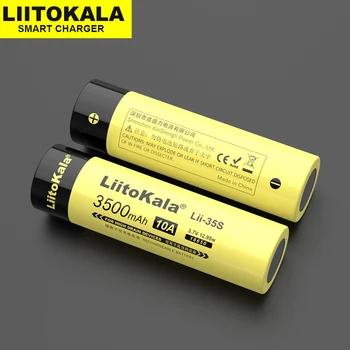 LiitoKala 18650 Baterie Lii-35S Lii-31 3.7 V Li-ion 3500mAh 3100mA baterie de Putere mare Pentru dispozitive de scurgere.