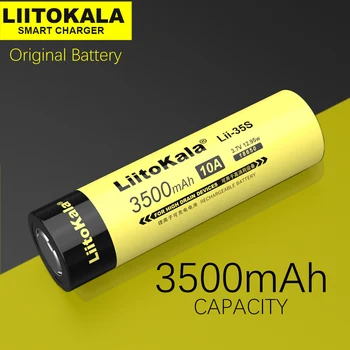 LiitoKala 18650 Baterie Lii-35S Lii-31 3.7 V Li-ion 3500mAh 3100mA baterie de Putere mare Pentru dispozitive de scurgere.