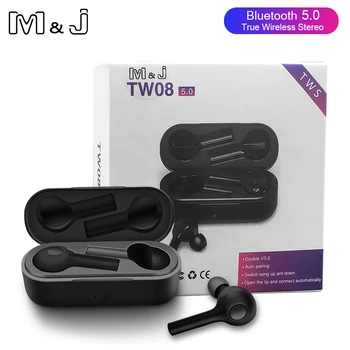 M&J Căști fără Fir Bluetooth 5.0 Adevărat Pavilioane Wireless Căști Căști Stereo Bluetooth pk i10 tws i20 i30 i12 tws i7s i60