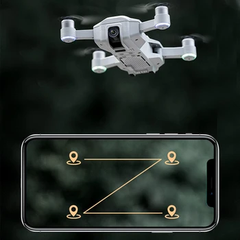 ICAT1 pro 4K HD Camera Dublă RC Quadcopter 5G Dual Antena WIFI FPV ESC Camera GPS Inteligent Urmați Fluxul Optic de Poziționare RC Drone