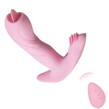Fluture Dildo Vibrator Portabil G Spot Stimulator Clitoridian Masaj Wireless Baterii Jucării Sexuale Pentru Femei Masturbator