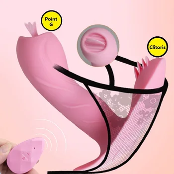 Fluture Dildo Vibrator Portabil G Spot Stimulator Clitoridian Masaj Wireless Baterii Jucării Sexuale Pentru Femei Masturbator