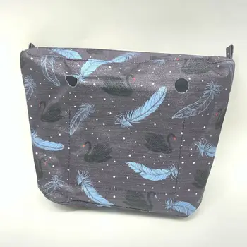 Mini dimensiune panza impermeabila introduce sac interior mini canavs geanta pentru obag mini