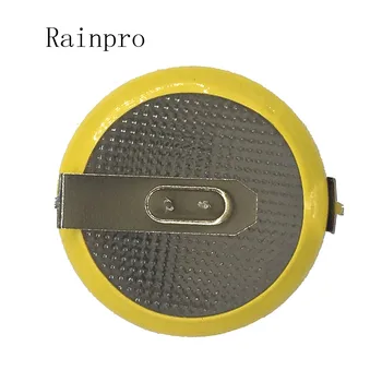 Rainpro 5PCS/LOT LIR2032 2032 3.6 V baterie reîncărcabilă litiu baterie lipit de picioare