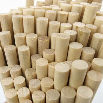 2 buc 30x450mm rotund tije de lemn bete/DIY jucărie accesorii/Copii de Mână Meserii de Artă/tehnologie de piese de model/nisip de masa model de clădire