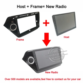 HANGXIAN 2 Din Radio Auto Fascia cadru pentru JAC Rafina S3 2013-2016 DVD auto GPS navi Panoul de Bord Kit de Instalare Cadru Trim Bezel