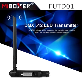 Miboxer FUTD01 DMX 512 LED Emițător 2.4 G Wireless Receptor Adaptor pentru Disco Etapa LED Efect Lumini RGB+CCT Controler Benzi