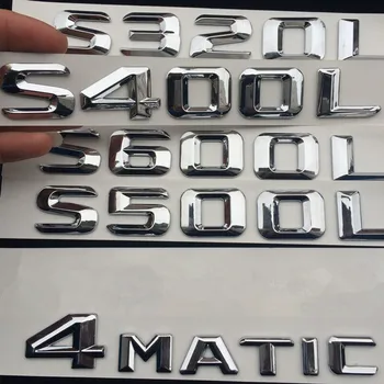 Pentru Mercedes Benz S Class Maybach S300L S320L S350L S400L S450L S500L S600L S560 S680 4MATIC Masina din Spate Portbagaj Litere Emblema, Insigna