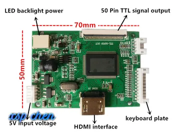 9 inci, 1024*600 Ecran LCD TFT Monitor cu Telecomanda Driver Placa de Control HDMI pentru Orange Raspberry Pi 3