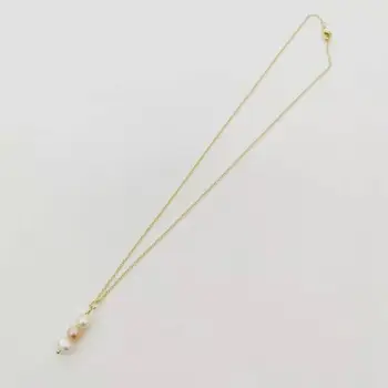 Autentic de apă Dulce Pearl Colier Aur 14K Umplut Gât Lanțuri, Pandantive Neobișnuit Realizate manual Pentru Femei Elegante Colier Bijuterii