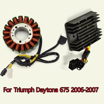 BIMOTO de Tensiune de zgomot de motor cu Aprindere Bobina Statorului & Redresor Regulator Pentru Triumph Daytona 675 2006-2007