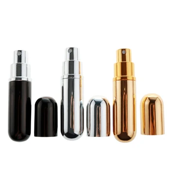 50pcs/lot Nou Stil 10ML de Aluminiu Portabil Reincarcabil Sticla de Parfum Cu Pulverizator Gol Cosmetice Parfum Flacon Pentru Traveler