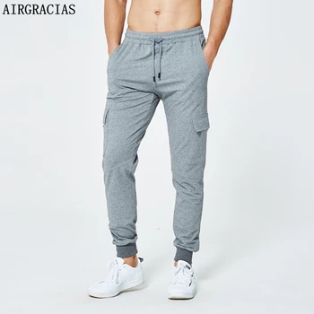 AIRGRACIAS Bărbați Pantaloni Skinny Moda Sweatpants Mens Jogging Pantaloni Brand de streetwear Haine NOI/UE Marimea S-XXL Trening barbati
