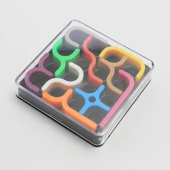 Babelemi IQ Link-ul Luminos Puzzle 3D Puzzle Inteligenta Jucarii Educative pentru Copii pentru Copii
