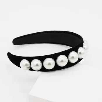 Baroc moda superba bentita Nou versiunea coreeană de moda simplu casual sălbatice bentita mare rotund perla bentita 519