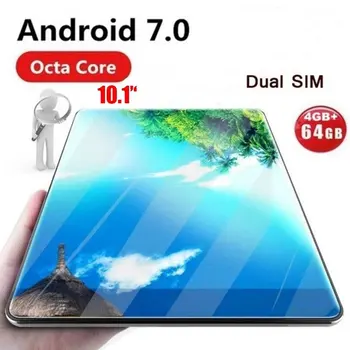Global Tableta Android 7.0 sistem de OPERARE tabletă de 10 inch 4G FDD LTE Octa Core 4GB RAM 32GB ROM 1280*800 IPS de Sticlă 2.5 D Copii Tablete 10 10.1
