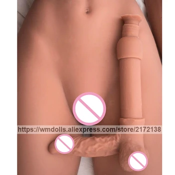 WMDOLL Silicon Păpuși pentru Sex Shemale TPE Penis Vibrator Realist Dragoste Adevarata Papusa Jucării pentru Adulți Penisului de sex feminin papusa