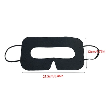 100 Buc Igiena VR Masca Pad Negru de unica folosinta masca de Ochi pentru Vive Virtuale 3D Real 1XCB