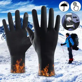 Ecran tactil de Cald Iarna Schi Mănuși de Vânt Anti-alunecare Termică Pentru Motociclete Biciclete Schi Snowboard Mănuși