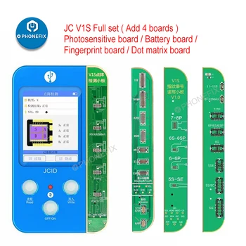 JC V1S Dot Matrix Proiector Fata ID-ul Nu Funcționează Fix pentru iphone 7-11pro 12 Fotosensibil Original Culoare Baterie SN Programator