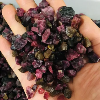 100g de cristal natural de Culoare tourmali pietre și minerale reiki de vindecare de cristal prime piatră prețioasă specimen pentru a face bijuterii