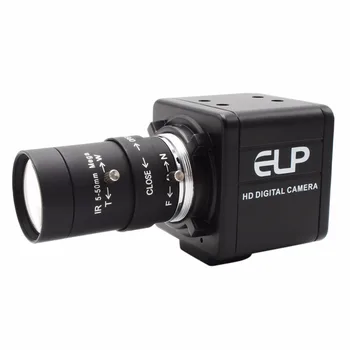 ELP 5MP Aptina MI5100 USB camera de supraveghere caz coajă Android Linux Înaltă Calitate UVC Webcam cu 5-50mm obiectiv varifocal