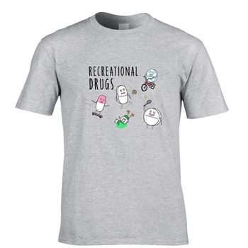 Noutatea T-Shirt Droguri Design Rave Cultura de Cuvinte Glumă Tricou de la Mare Inaltime