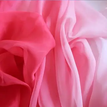 Ombre sifon tesatura Subtire de Culoare Moale Dans Rochie Respirabil Curge DIY rochie tesatura