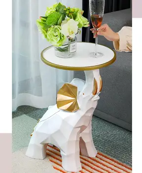 73cm 56cm audio Bluetooth Nordic living câine, elefant masa de boxe de podea statuie sculptura ornament decor acasă cadou creativ