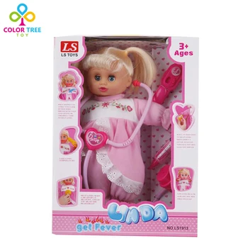 Copii Drăguț Roz Baby Dolls Pretinde Joace De-A Doctorul Asistenta Joc Educativ De Învățare Jucării De Ziua De Nastere Cadouri De Craciun Pentru Fete Pentru Copii