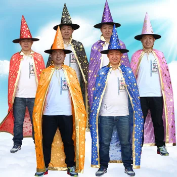 De Craciun Petrecere De Ziua Adult Cosplay Costum Expert Petrecere De Halloween Cape Haina Pălărie Stele Dovleac Cape Costume De Performanță