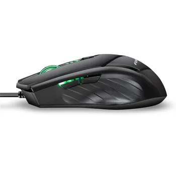 VOBERRY LED Cablu Joc Mouse-ul Professional Edition 6 Butoane 2400 DPI Optic Reglabil Mut Mouse-ul de Calculator Desktop Connection