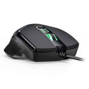 VOBERRY LED Cablu Joc Mouse-ul Professional Edition 6 Butoane 2400 DPI Optic Reglabil Mut Mouse-ul de Calculator Desktop Connection