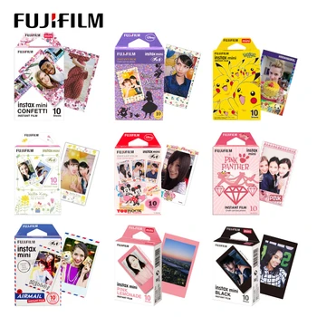 Original Fujifilm Fuji Instax Mini 8 9 Benzi de Film de 10 Coli de 70 De 50 de ani 7s 11 90 25 Partaja Instant Camere Curcubeu Macaron de benzi Desenate