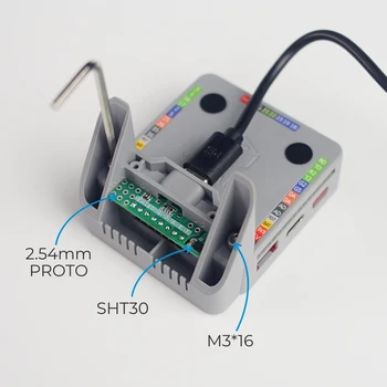 M5Stack Noi SHT30 Digital Senzorului de Temperatură și Umiditate ESP32 pentru Micropython cu Picioare de Bază