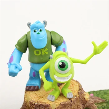 12pcs/lote Pixar Monsters University figura inc.Monștri de acțiune figura Jucării pentru Copii movie figura de Decorare ziua de nastere Model