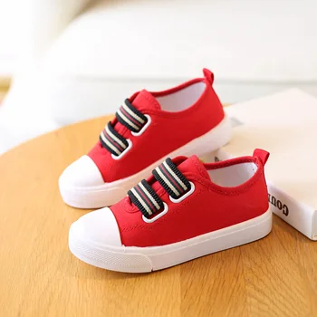 2021 cel mai Nou Stil de Pantofi de Panza pentru Copii coreean Placa de Pantofi Băieți Și Fete Pantofi Albi Tălpi Solide Nu se Deschide Lipici