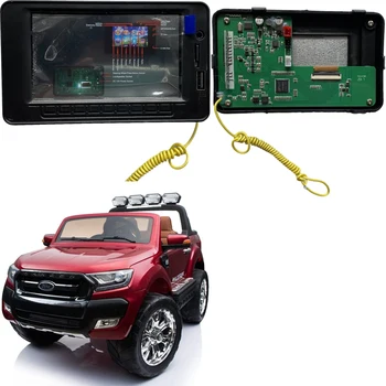 Ecran LCD de DK F650 F150 copii vehicul electric Mp4 player de muzică pentru copii Ford baterie de masina, Cu funcția de radio