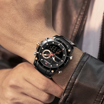 Cele mai noi NAVIFORCE Top Brand de Lux pentru Bărbați Ceasuri Quartz sex Masculin Ceas Ceas Sport rezistent la apa Complet din Oțel Ceasuri Reloj Hombre 2020