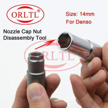 ORLTL 14mm Injector Duza Piuliță Capac de Asamblare și Dezasamblare Scule a Capacului de Presiune Common Rail Injector Instrument de Ștergere Pentru Denso
