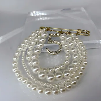 F. J4Z Noua Superba Perla Broșe pentru Femei de Moda Simulate Perla Farmece Ace Mari Femei Haine de Pin-Accesorii Dropship