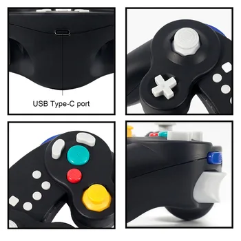 EXLENE switch controller GameCube stil pentru Nintendo Comutator,Compatibil cu PC/PS3/Android,,Reîncărcabilă
