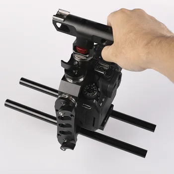 Camera Cage Tija de Foraj Universale cu trei axe camera kit pentru Canon 550D 650D 700D Nikon D3100 3200 Sony A7 A7III Panasonic GH5